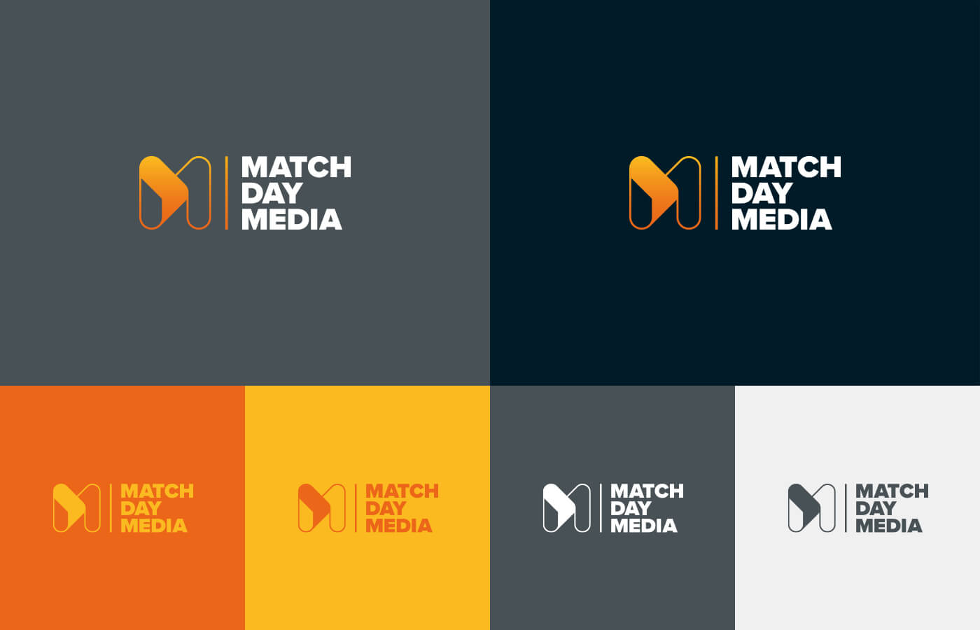 Rapid Fire Match Day Media Branding Logos