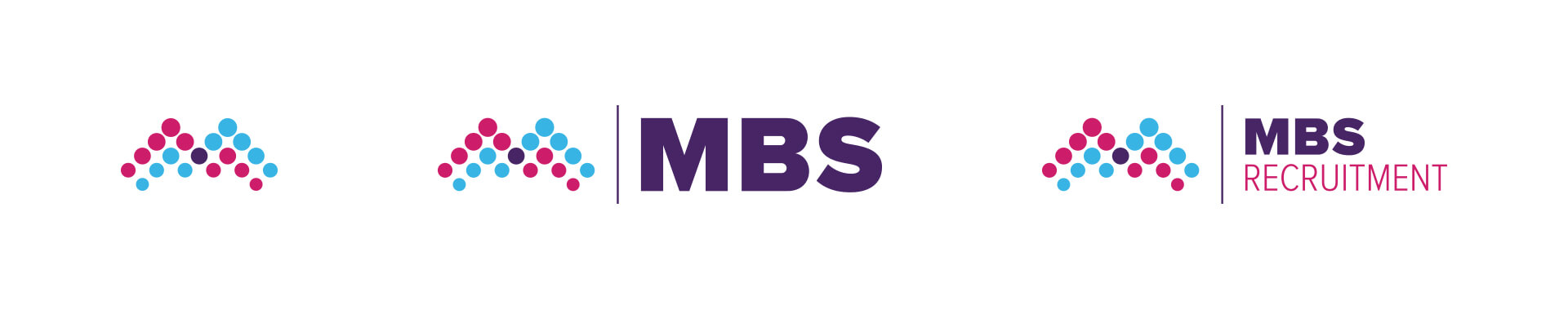 MBS Recruitment Branding Logo Design Variations